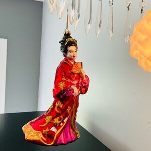 Traditional Chinese Lady Holiday Ornament